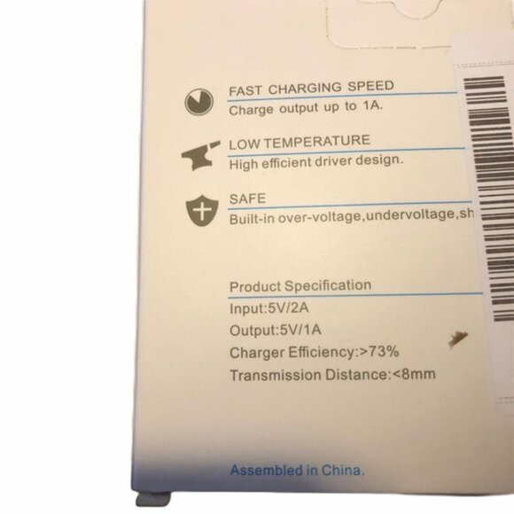 New Ultra-thin Wireless QI-standard 5V Charging Pad White - Picture 4 of 4